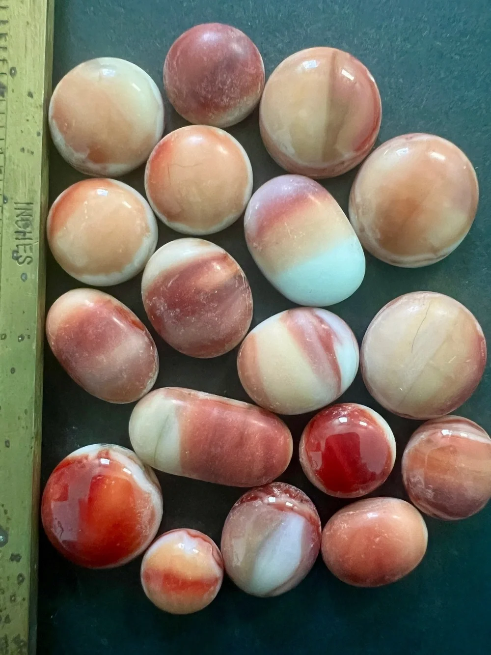 Cabochons Lot Neutral Earth Tones Jewelry Making Handmade Art Glass